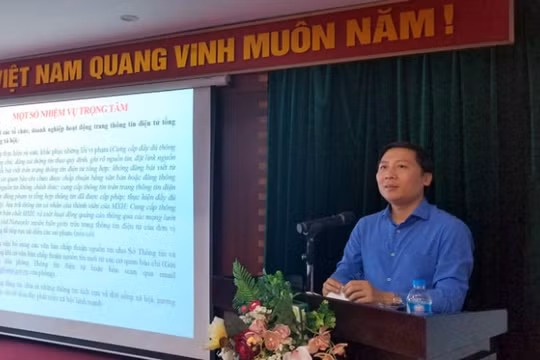 Xử lý nghiêm các trang thông tin điện tử, mạng xã hội hoạt động không đúng giấy phép