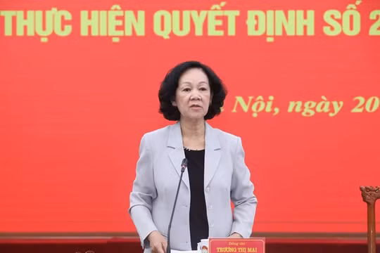 Bà Trương Thị Mai làm Trưởng ban Tổ chức Trung ương