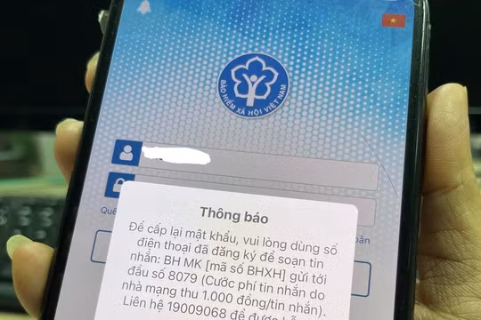 Bảo hiểm xã hội Việt Nam thông tin thêm về việc lấy lại mật khẩu ứng dụng VssID phải trả phí