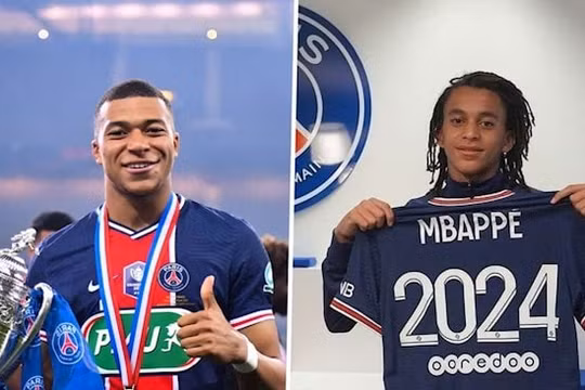 Paris Saint-Germain gia hạn hợp đồng với em trai Kylian Mbappe