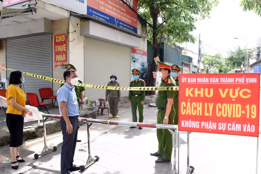 Nghệ An: Dỡ lệnh phong tỏa 2 phường ở TP.Vinh