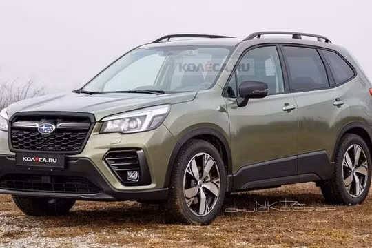 Hé lộ thiết kế của mẫu xe Subaru Forester 2022