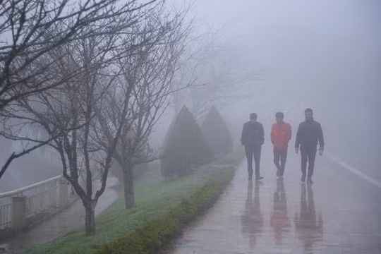 Miền Bắc rét đậm, có nơi nhiệt độ dưới 1 độ C