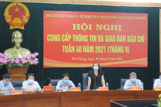 Hải Phòng: Chủ động, kịp thời, minh bạch trong công tác cung cấp thông tin cho báo chí