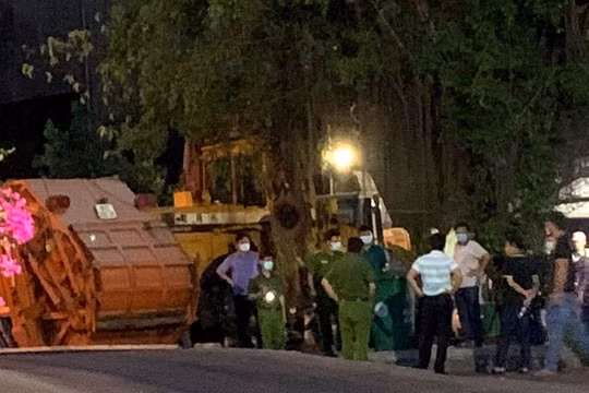 Xe chở rác cán nam công nhân tử vong rồi mang thi thể đi 20km
