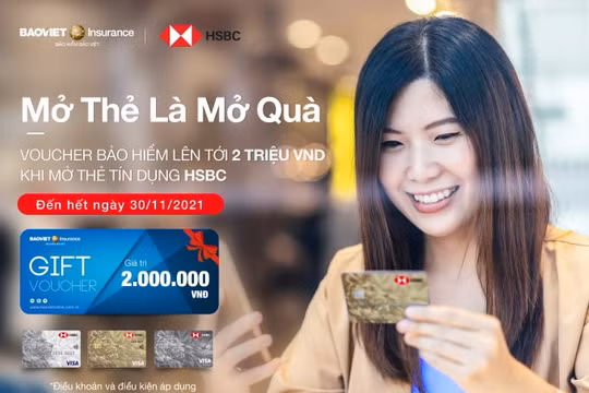 Bảo hiểm Bảo Việt dành tặng khách hàng HSBC món quà bảo hiểm giá 0 đồng