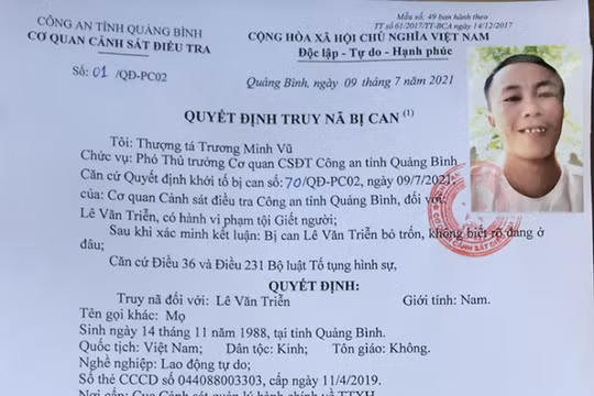 Khởi tố, truy nã con rể nghi giết mẹ vợ rồi bỏ trốn