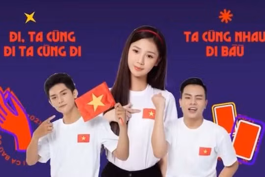 MV “Bài ca bầu cử” mang không khí trẻ trung, sôi động