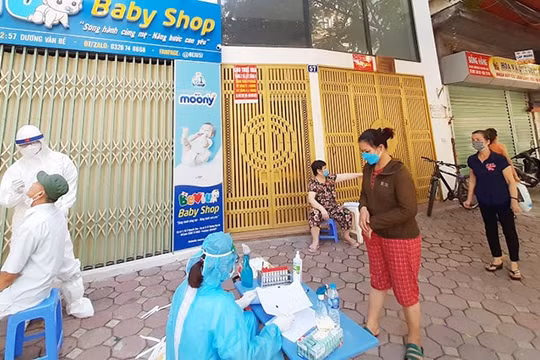 Ngày 31/7, Hà Nội ghi nhận 74 ca mắc mới Covid-19