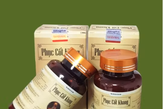 Cảnh báo sản phẩm Phục Cốt Khang vi phạm quy định quảng cáo