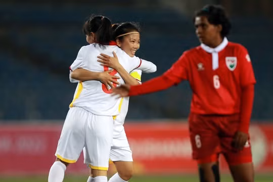 Vòng loại Asian Cup 2022: Tuyển nữ Việt Nam đại thắng 16-0 trước Maldives
