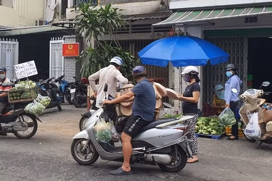 TP. HCM: Chợ tự phát mọc lên như 'nấm sau mưa', vây ráp cả trụ sở công an phường