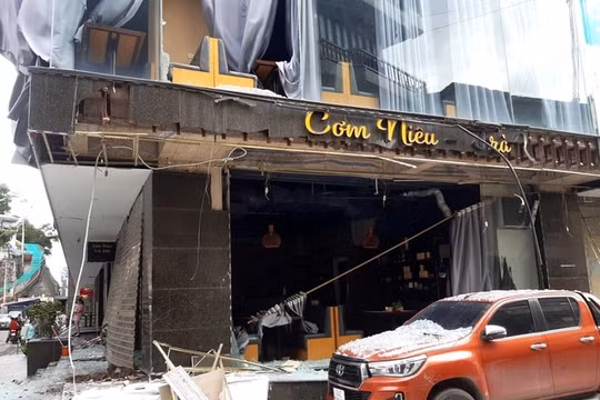 Nổ lớn tại quán cơm niêu tại Hạ Long, nhân viên phục vụ bị thương
