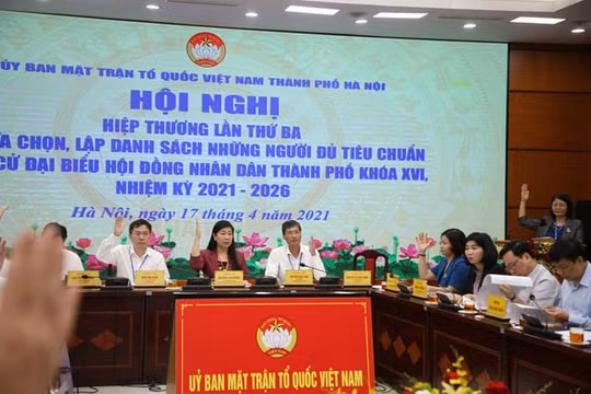 Hà Nội công bố danh sách 160 người ứng cử đại biểu HĐND thành phố