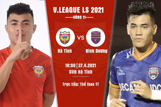 Phòng dịch Covid-19, trận Hồng Lĩnh Hà Tĩnh – Bình Dương thi đấu không khán giả
