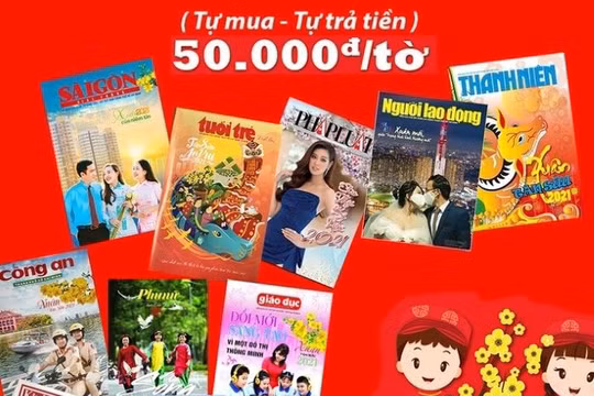 Hội Nhà báo TP.HCM: Bán báo xuân, sắm quà Tết tặng các gia đình khó khăn