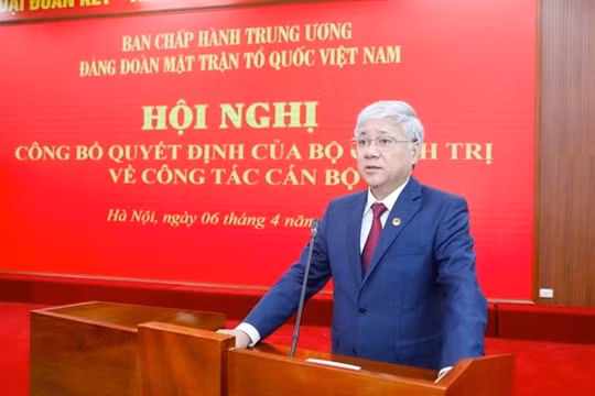 Ông Đỗ Văn Chiến giữ chức Bí thư Đảng đoàn MTTQ Việt Nam