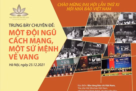 Ngày mai sẽ khai mạc triển lãm trưng bày chuyên đề: “Một đội ngũ cách mạng, một sứ mệnh vẻ vang”