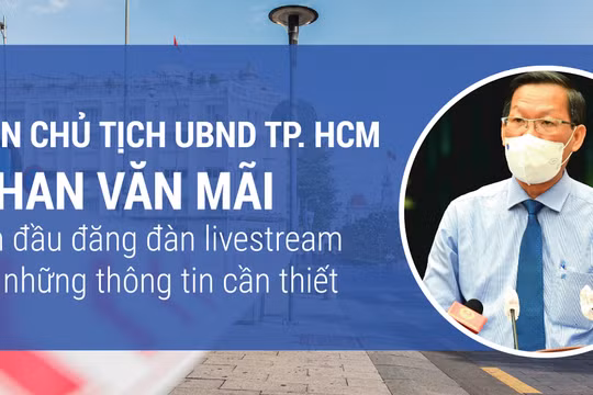 Tân Chủ tịch UBND TP. HCM Phan Văn Mãi lần đầu đăng đàn livestream và những thông tin cần thiết