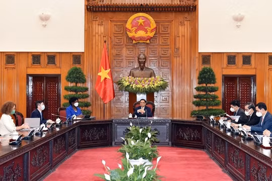 Thủ tướng Phạm Minh Chính tiếp Phó Chủ tịch Ngân hàng Thế giới