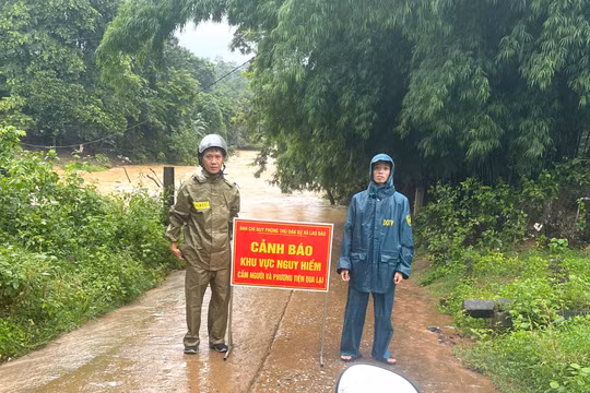 Quảng Trị: Xã Lao Bảo chủ động ứng phó mưa lớn do áp thấp nhiệt đới