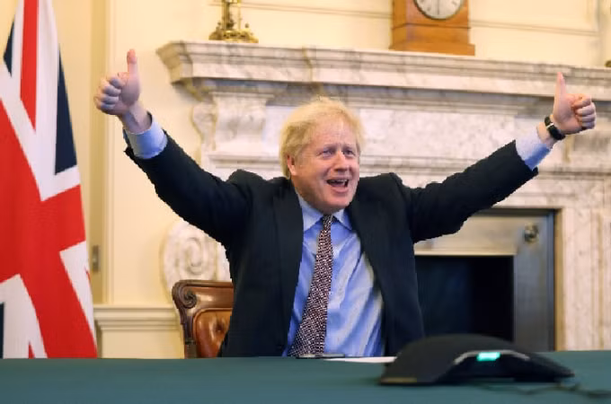 Thủ tướng Anh Boris Johnson. Ảnh: Reuters