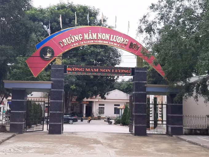 Một góc Trường Mầm non Lương Sơn.