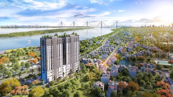 Tầm nhìn toàn cảnh sông Hồng và bầu không khí trong mát quanh năm
