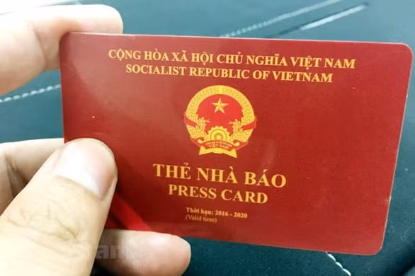 Thẻ nhà báo sẽ có mẫu mới. Thẻ nhà báo thời hạn 2016-2020 sẽ hết hạn vào đầu năm 2021 - Ảnh minh họa: Vietnam+