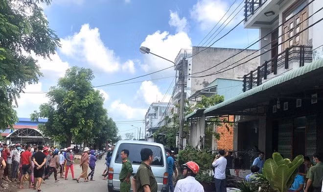 Hiện trường vụ án giết người đốt xác ở huyện Cao Lãnh. Ảnh: thanhnien.vn