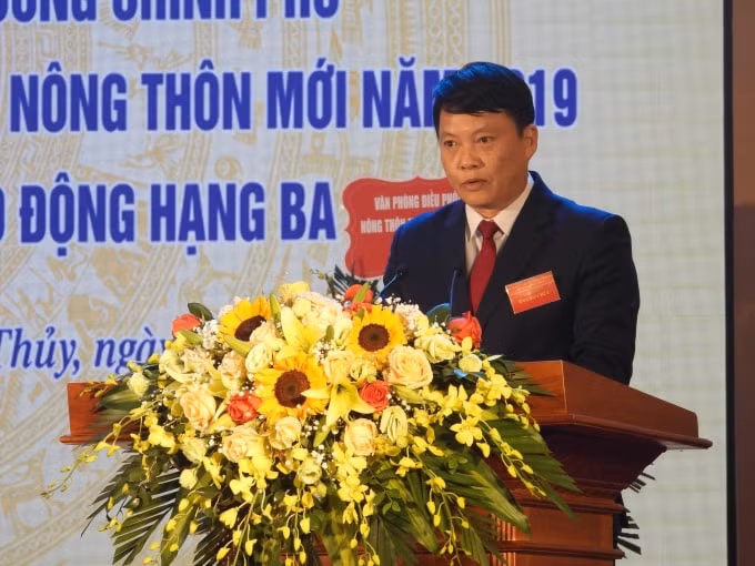 Ông Dương Quốc Lâm, Phó Bí thư huyện ủy, Chủ tịch UBND huyện Thanh Thủy điểm qua những thành tựu của huyện Thanh Thủy đã đạt được.