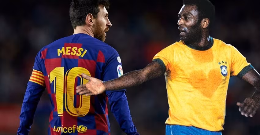 Messi chính thức cân bằng kỉ lục của Pele. Ảnh: internet