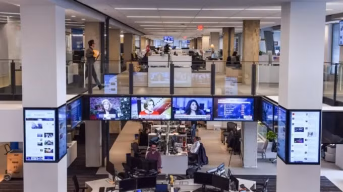 Tòa soạn báo Washington Post ở Washington. Ảnh: Washington Post / Ricky Carioti