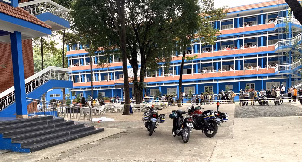 Hiện trường nơi xảy ra vụ việc thương tâm. Ảnh: baobinhduong.vn