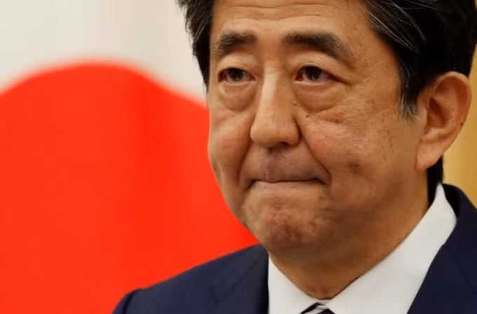 Cựu Thủ tướng Nhật Bản Shinzo Abe. Ảnh: Reuters