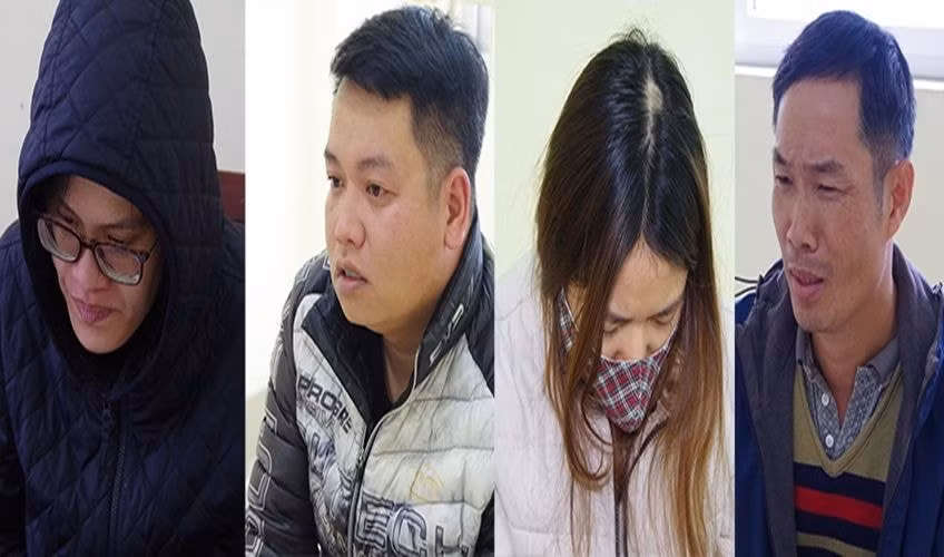 Các đối tượng liên quan đến vụ việc bị tạm giữ. Ảnh: congly.vn