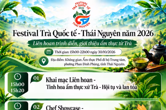 Thái Nguyên tìm kiếm tài năng pha chế đồ uống từ trà