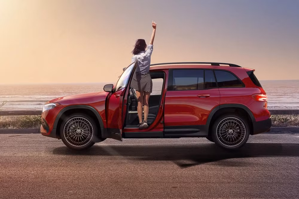 Mẫu xe Mercedes-Benz EQB tại thị trường Mỹ - Ảnh: Mercedes-Benz