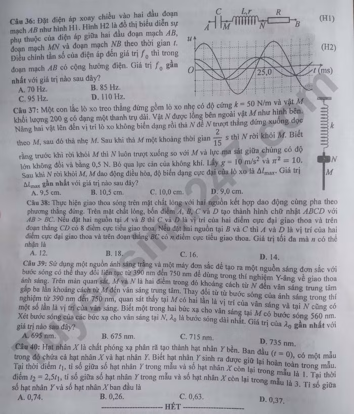 de thi tot nghiep thpt 2023 mon vat ly ma de 210 hinh 4