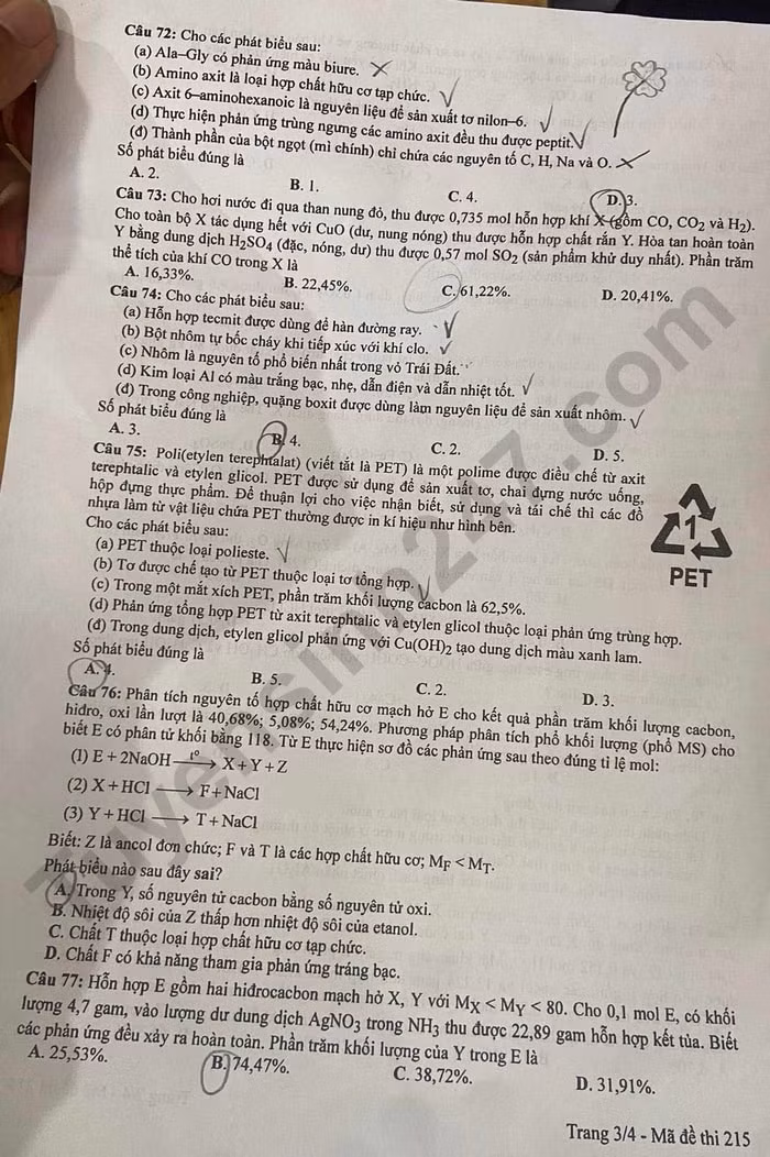 de thi tot nghiep thpt 2023 mon hoa hoc ma de 215 hinh 3