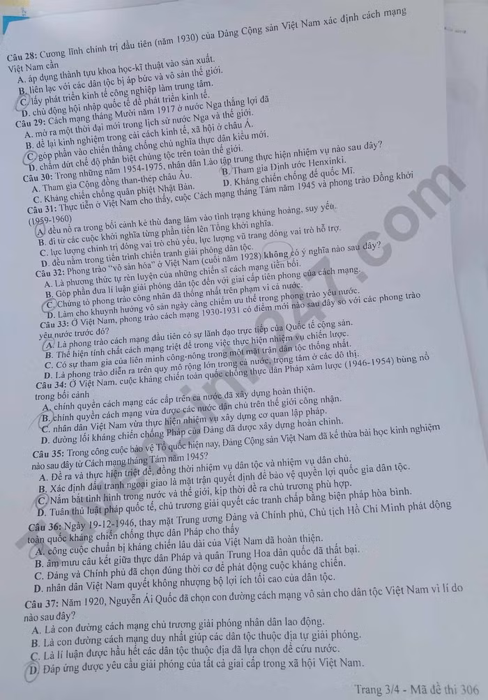 de thi tot nghiep thpt 2023 mon lich su ma de 306 hinh 3