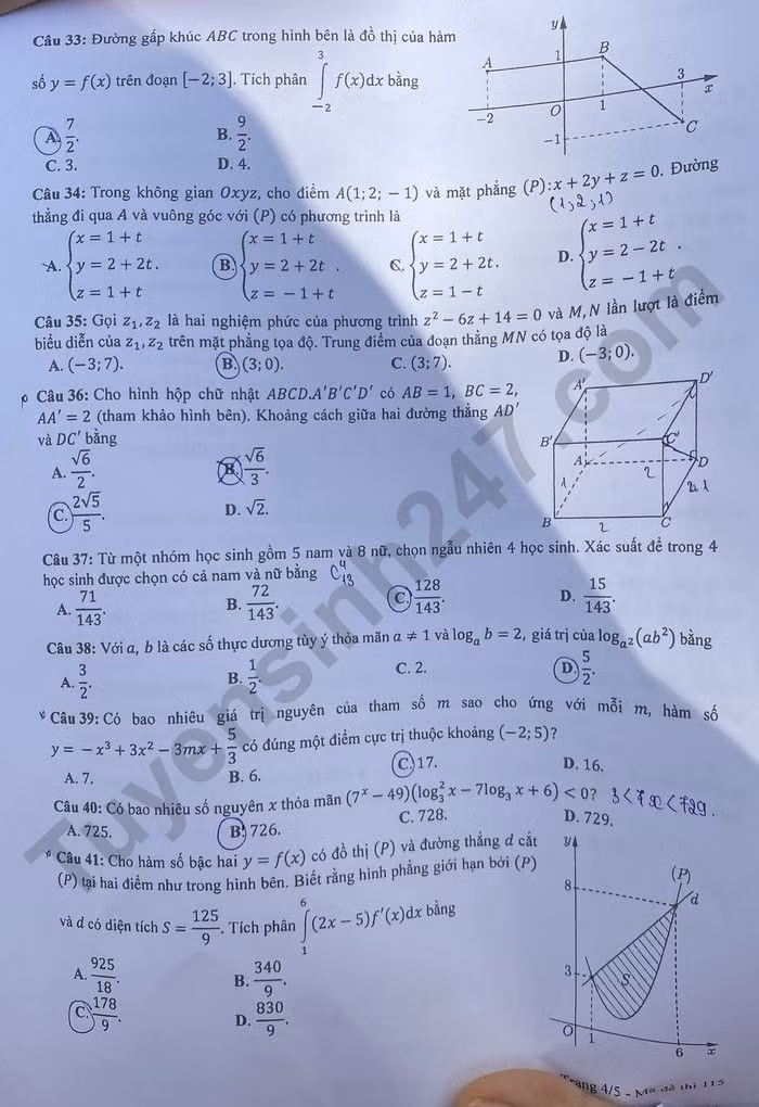 de thi tot nghiep thpt 2023 mon toan ma de 115 hinh 4
