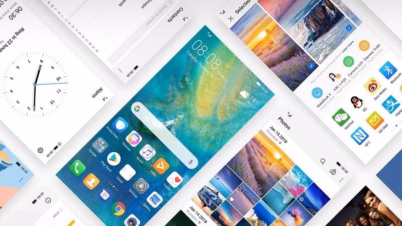 Giao diện của EMUI 9.0 rất đẹp.
