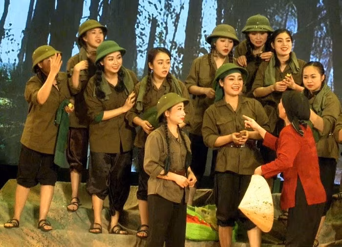 Một cảnh trong vở 