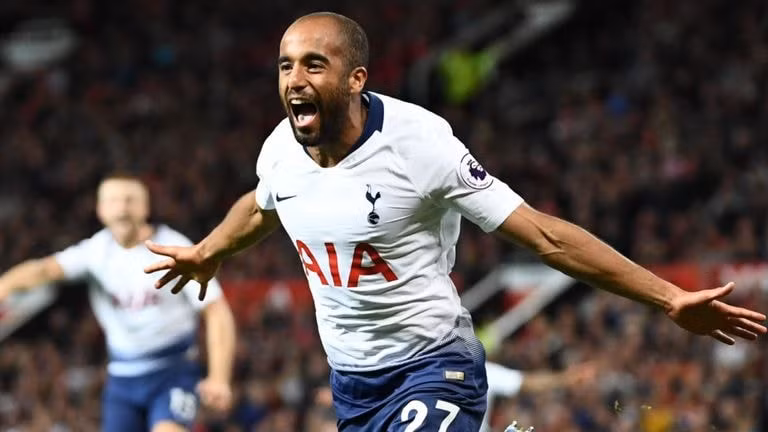 Lucas Moura thi đấu xuất sắc với cú hat-trick đầy ấn tượng. Ảnh; Getty