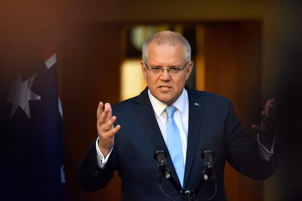 Thủ tướng Australia Scott Morrison. Ảnh: Reuters