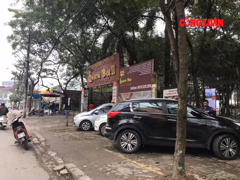 Nhiều hàng quán mọc lên trong khuôn viên Công viên Tuổi trẻ Thủ đô