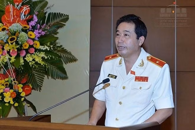 Thiếu tướng Lê Đình Nhường. Ảnh quochoi.vn