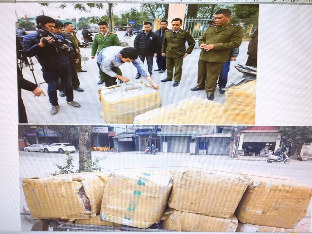 Tiến hành tiêu hủy nội tạng động vật “bẩn”.