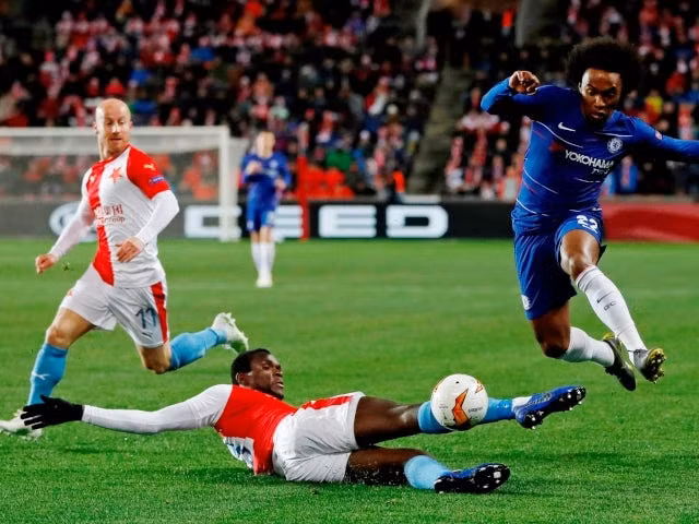 Willian và các đồng đội có 1 trận đấu tốt tại Cộng hòa Séc. Ảnh: Sports